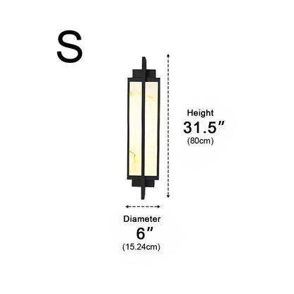 Modern Waterproof Rectangular LED Outdoor Wall Light Sconce