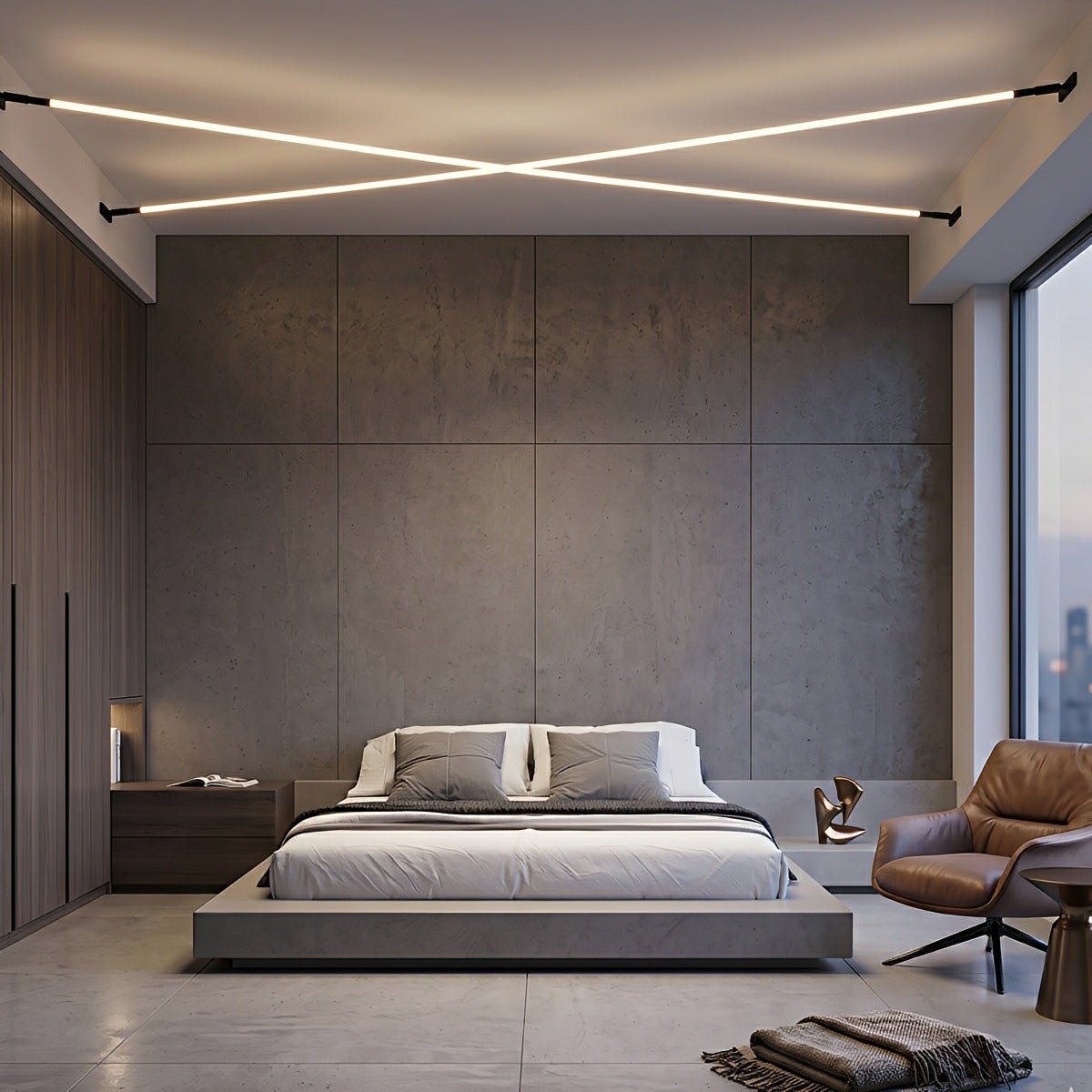Modern Rotatable LED Strip Lights Linear Light