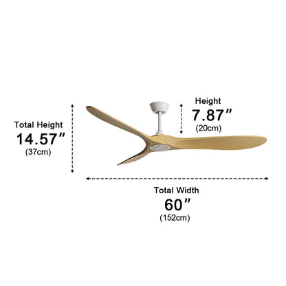 Modern Scandinavian Minimalist DC Motor Reverse Ceiling Fan