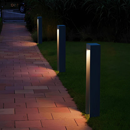 Modern Slim Rectangular LED Outdoor Pathway Lights