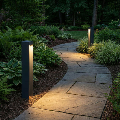 Modern Slim Rectangular LED Outdoor Pathway Lights