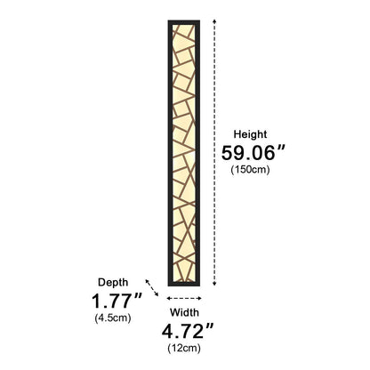 Modern Slim Waterproof Long Strip LED Outdoor Wall Lights