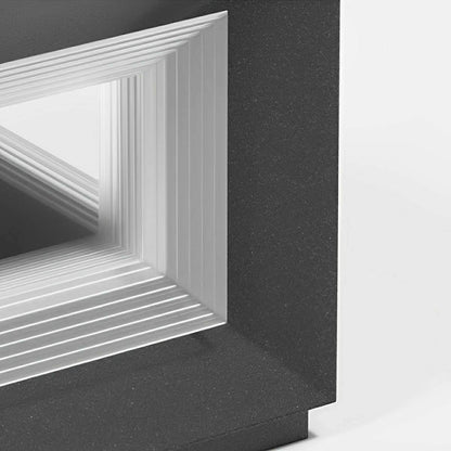 Rectangular Modern Stainless Steel Waterproof LED Outdoor Post Lights