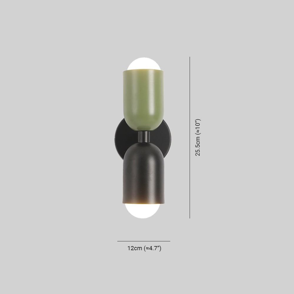 Modern Dual-Bulb Indoor Wall Lamp