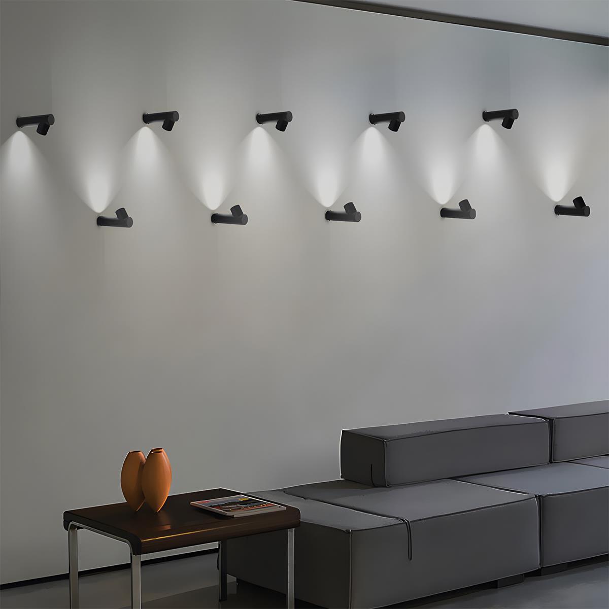 Modern Waterproof Bamboo Shape Outdoor Porch LED Exterior Wall Lights