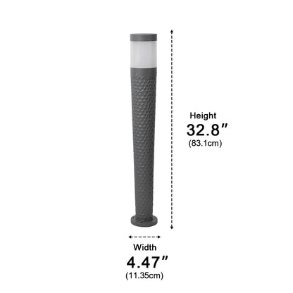 Modern Waterproof Cylinder Outdoor LED Lawn Pillar Lights
