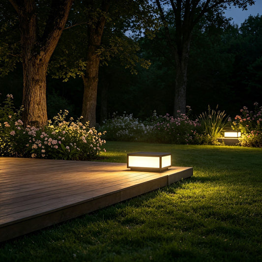 Modern Waterproof LED Fence Outdoor Post Cap Light