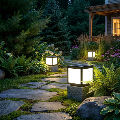 Modern Waterproof LED Fence Outdoor Post Cap Light