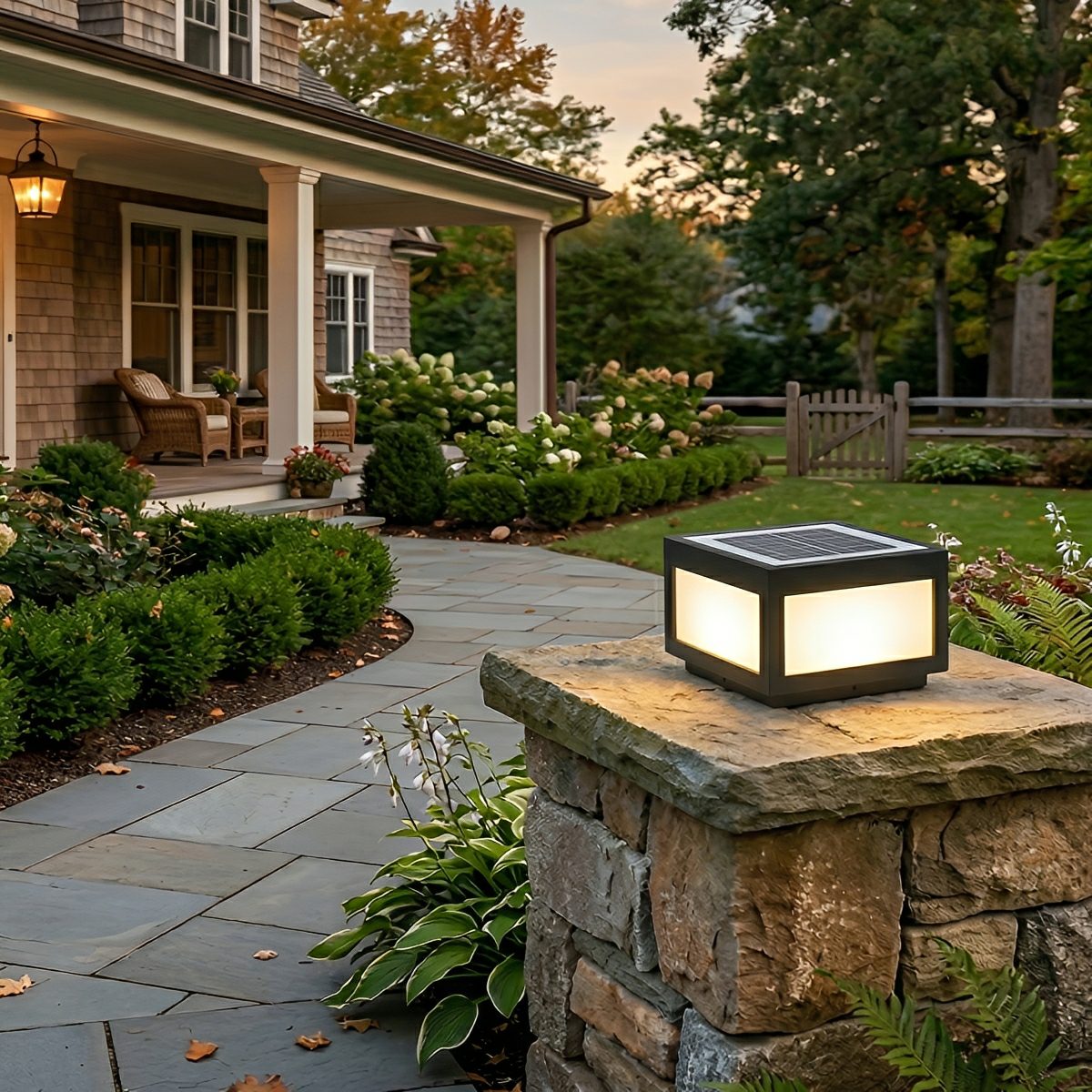 Modern Waterproof LED Fence Outdoor Post Cap Light