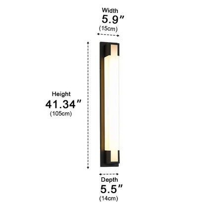 Modern Waterproof Linear Strip LED Outdoor Wall Lights
