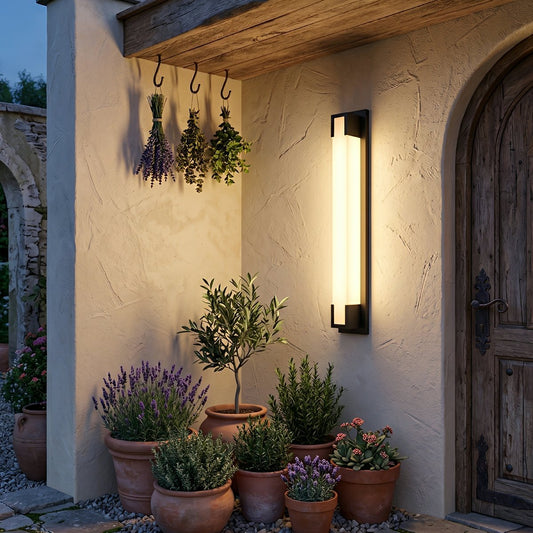 Modern Waterproof Linear Strip LED Outdoor Wall Lights