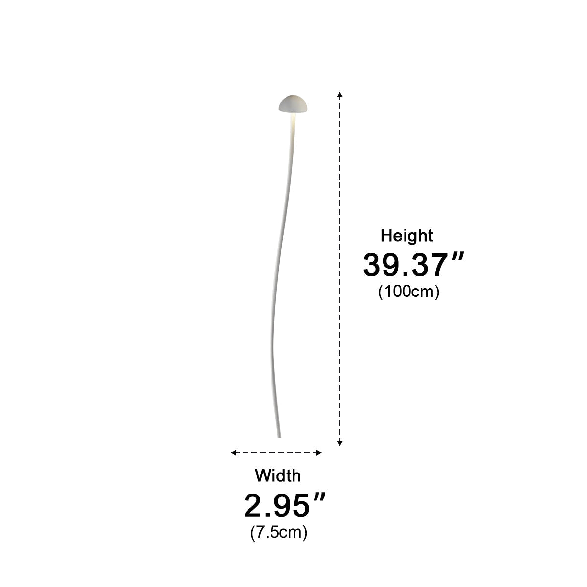 DC24V Modern Waterproof Minimalist Mushroom Stainless Steel LED Outdoor Landscape Lights