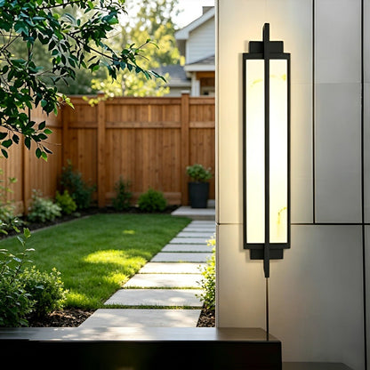 Modern Waterproof Rectangular LED Outdoor Wall Light Sconce