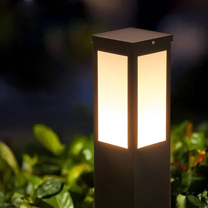 Modern Waterproof Rectangular Outdoor LED Landscape Path Lights