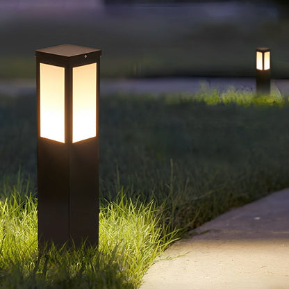 Modern Waterproof Rectangular Outdoor LED Landscape Path Lights