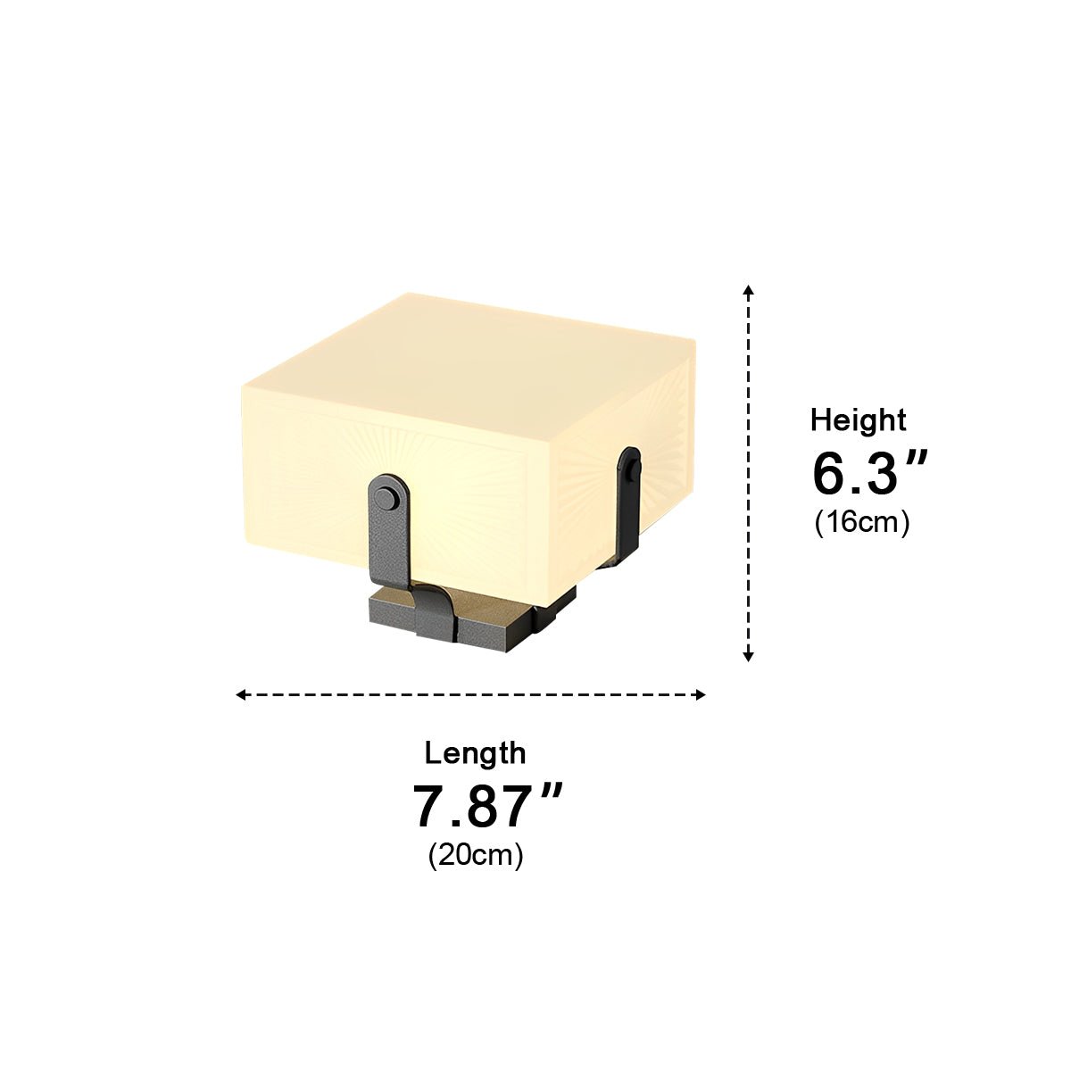 Modern Waterproof Square LED Outdoor Post Lights