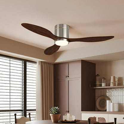 Modern Wing-inspired Blade Reverse Ceiling Fan-with Light