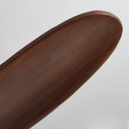 Modern Wood Grain Reverse 6-Speed DC Motor Inverter Ceiling Fan Light