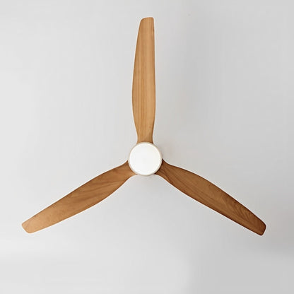 Modern Wood Grain 6-Speed Reverse DC Motor Fan Ceiling Fan Light