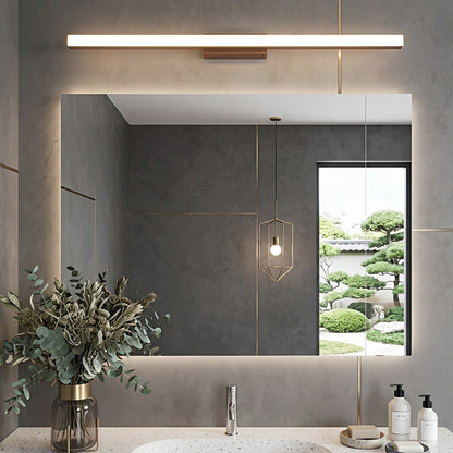 Modern Wood LED Vanity Light Minimalist Bathroom Mirror Wall Sconce