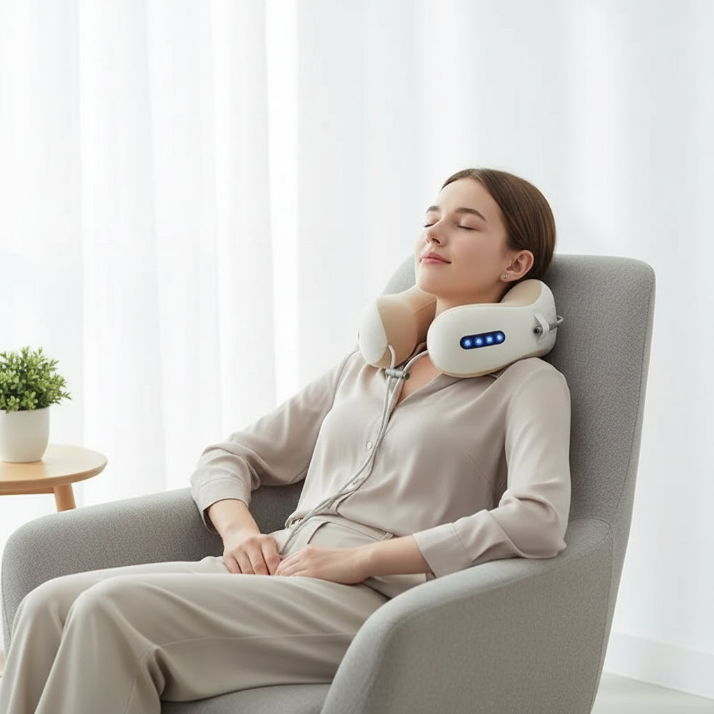 Rechargeable Heated U-Shaped Neck Massager