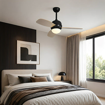 Nordic Minimalist LED Ceiling Paddle Fan DC Motor Fan Light