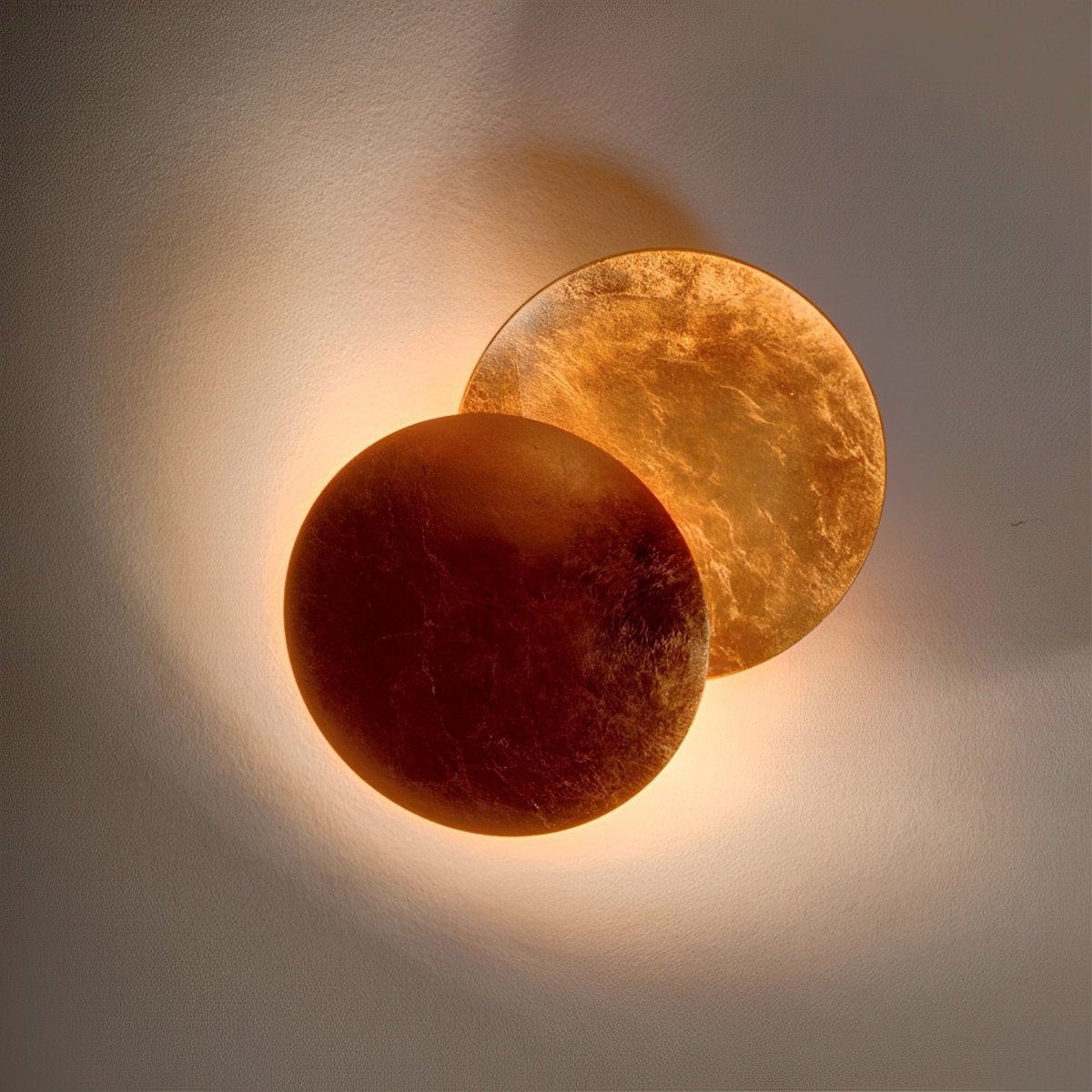 Nordic Postmodern Minimalist Moon Eclipse Creative Wall Sconce