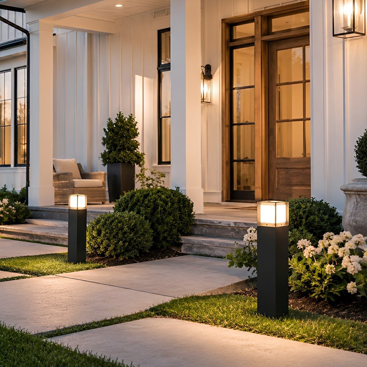 Outdoor Waterproof High Pole Post Lights Pathway Lights