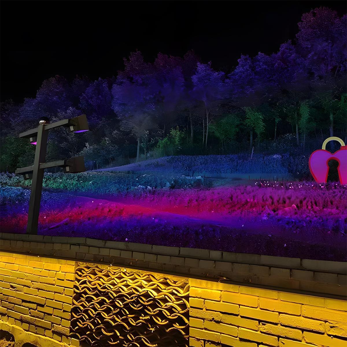 Flyachilles Outdoor Waterproof RGB LED Spot Light Landscape Tree Lighting Multi-purpose