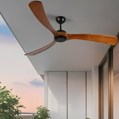 Outdoor Waterproof Wood Reverse Ceiling Fan