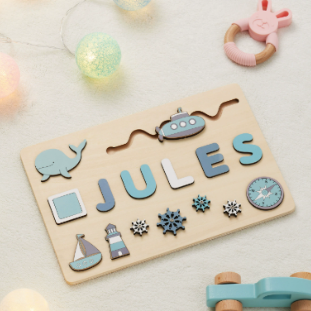 Personalized Name Puzzle for Toddlers
