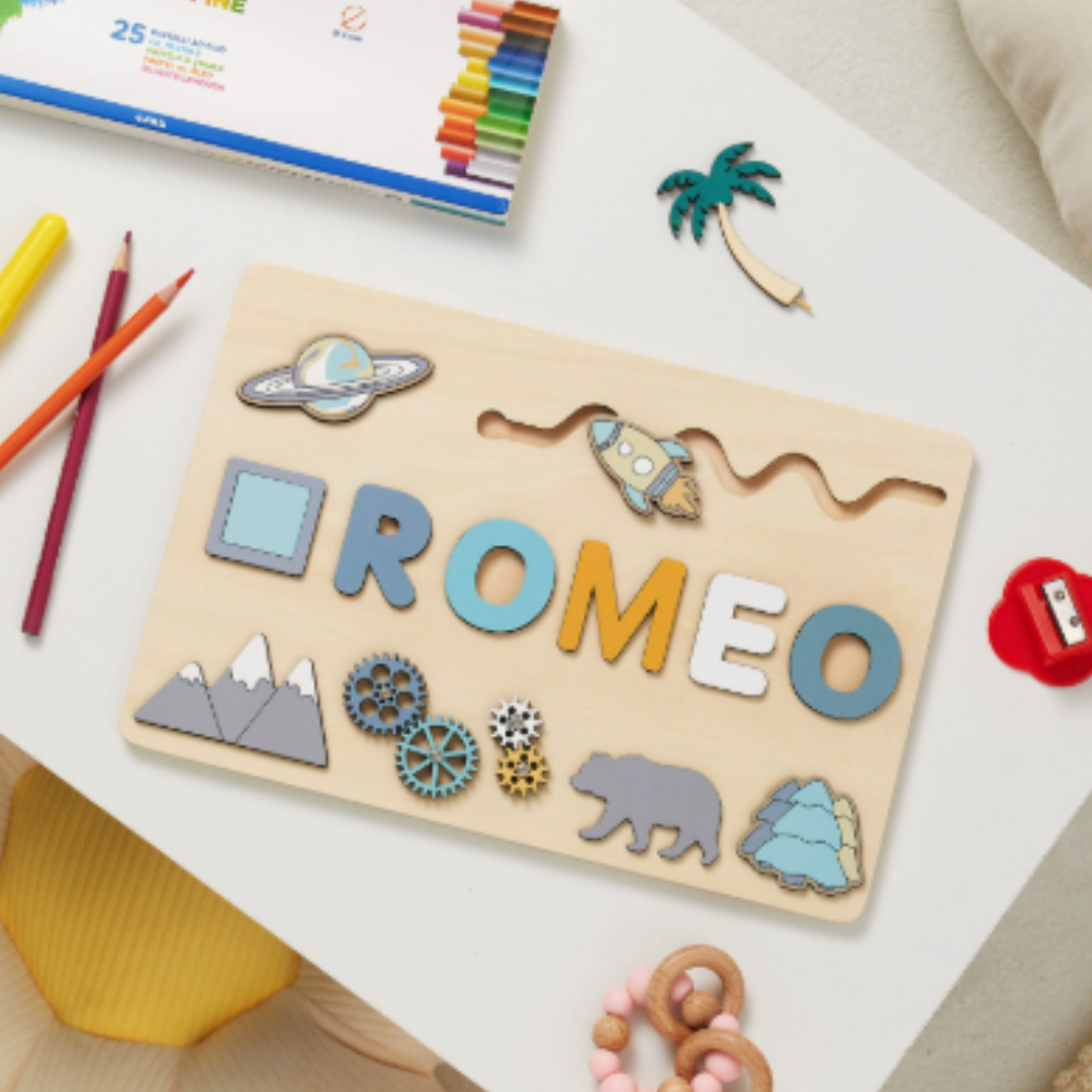 Personalized Name Puzzle for Toddlers