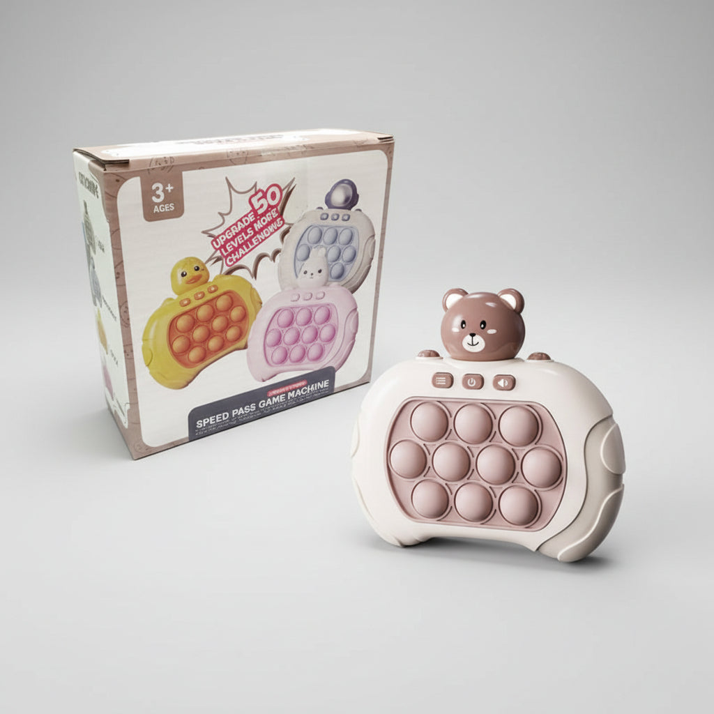 Portable Pop-It Reflex Game Console