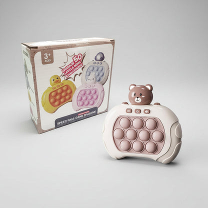 Portable Pop-It Reflex Game Console