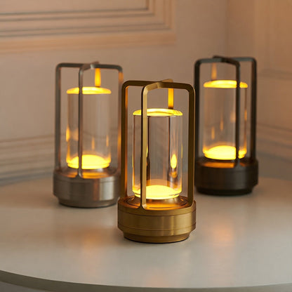Portable Lantern Cordless Table Lamp Rechargeable Touch Dimming Night Lights