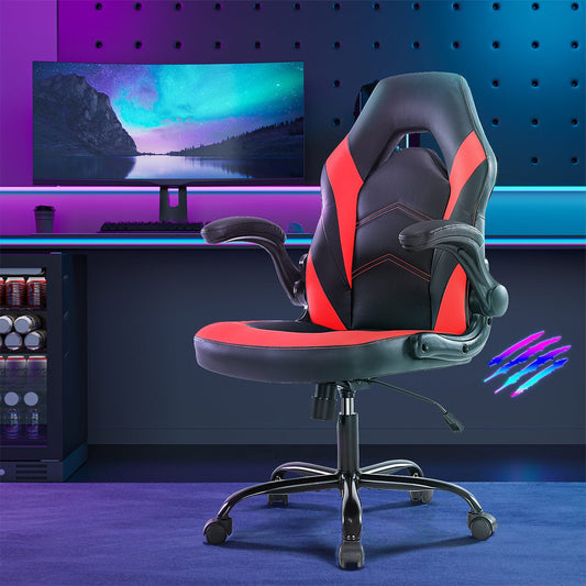 PU Leather Ergonomic Office Chair Swivel Computer Gaming Chair