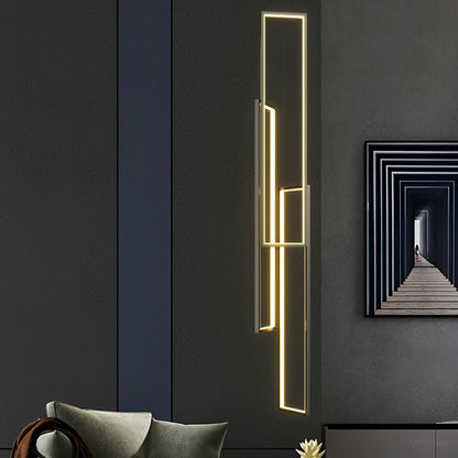 Rectangle LED Chandelier – Modern Minimalist