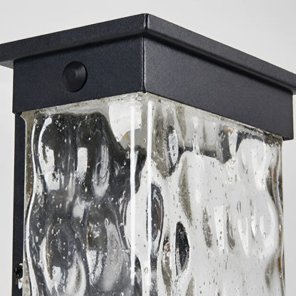 Rectangle Water Wave Waterproof Outdoor Porch LED Exterior Wall Lights