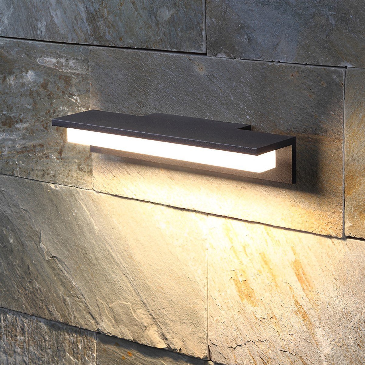Rectangle Waterproof Modern Minimalist Outdoor Wall Porch Lights