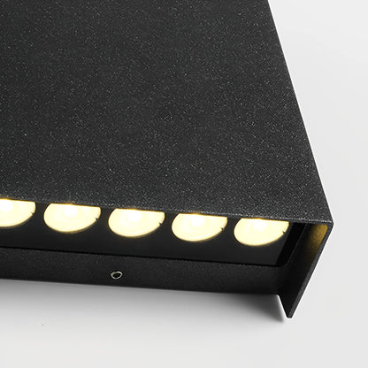Rectangular Waterproof Up Down LED Outdoor Wall Washer Lights