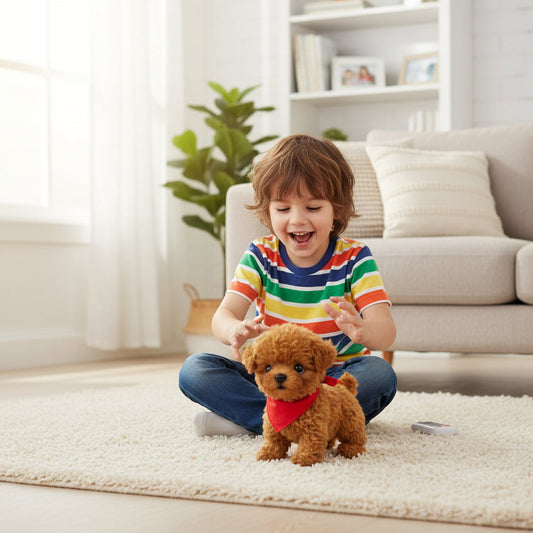 Interactive Robot Puppy Play Companion
