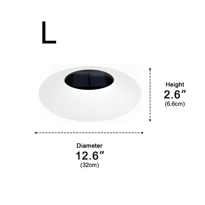 Round Colorful RGB LED Waterproof Solar Modern Outdoor Lights Pool Lights Water Floating Light Pond Lamp