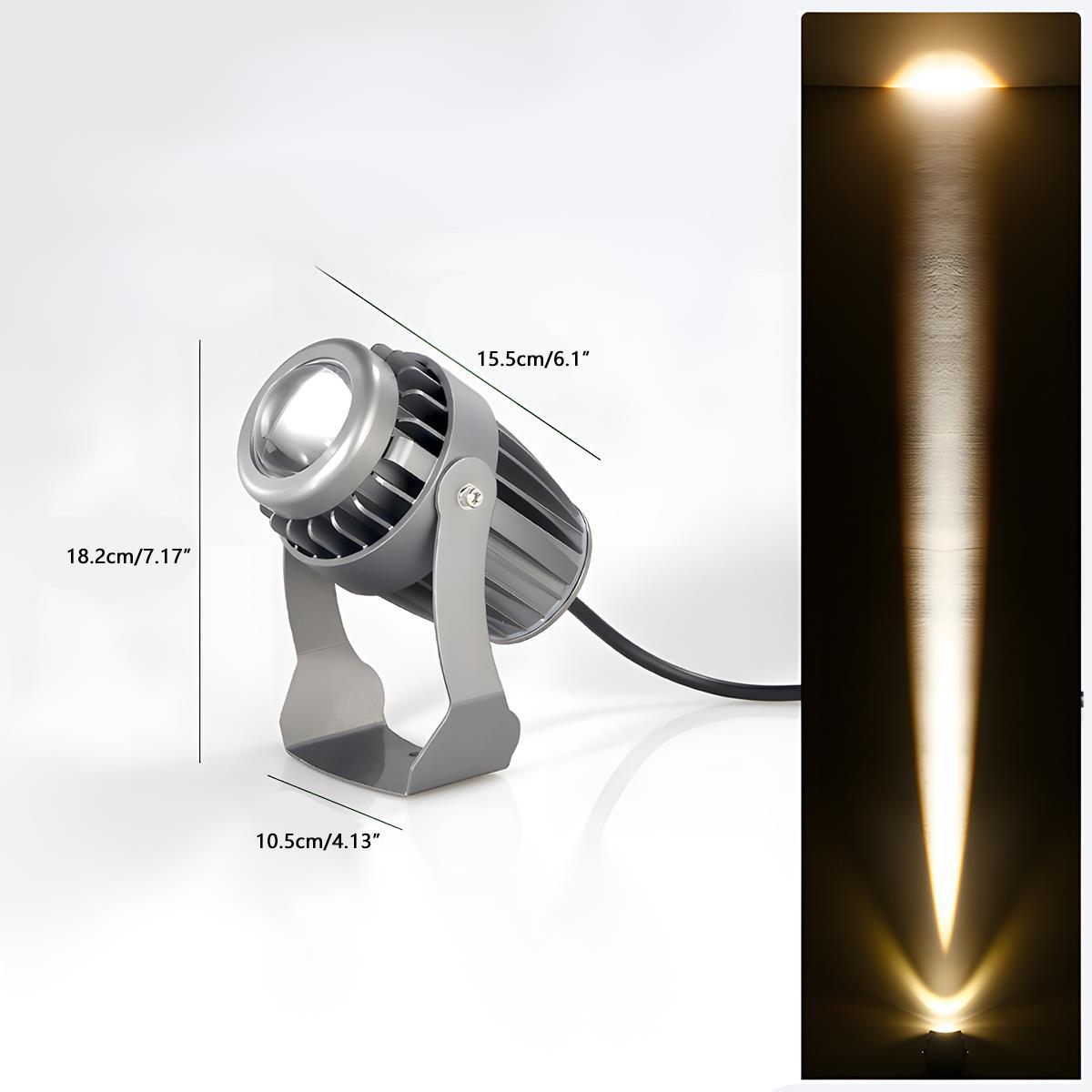 Round Waterproof Outdoor LED Spot Lights Exterior Wall Washer Light