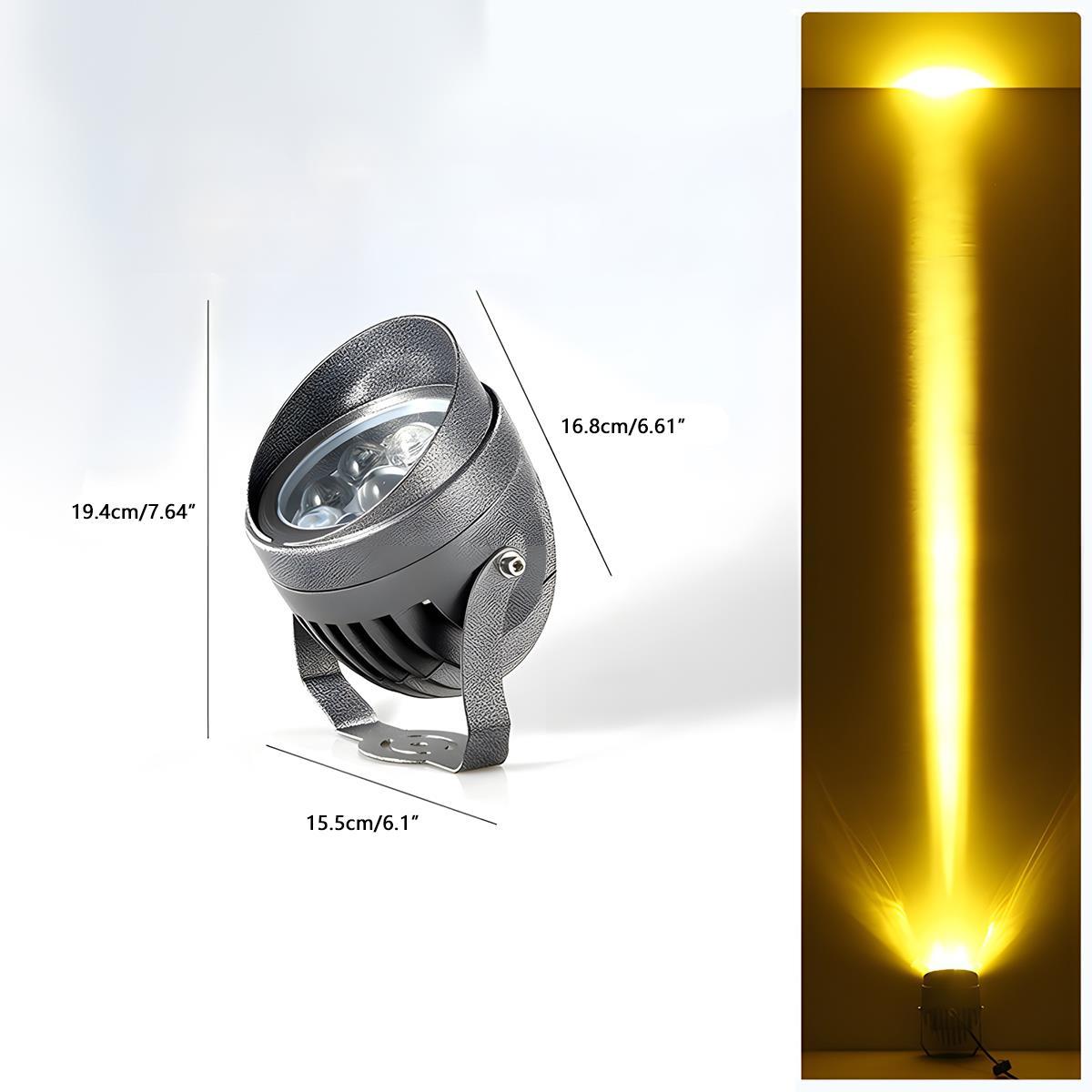 Round Waterproof Outdoor LED Spot Lights Exterior Wall Washer Light