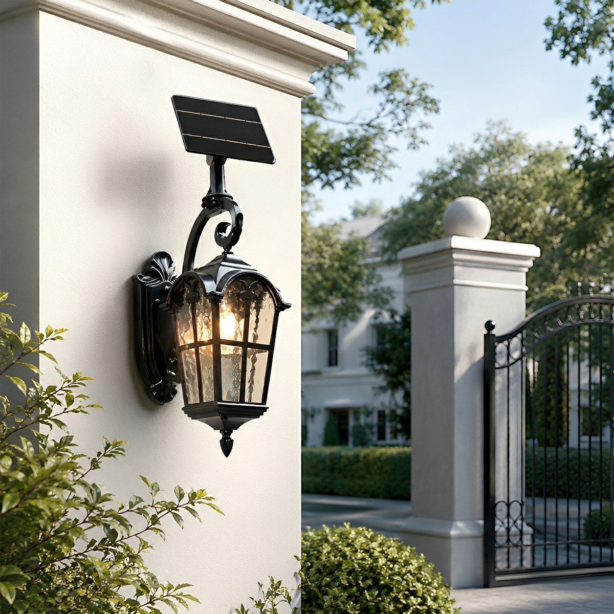 Rustic Ancient Rome Cross Waterproof Outdoor LED Porch Wall Light