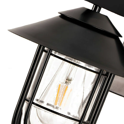 Rustic Birdcage Waterproof Outdoor LED Porch Wall Light