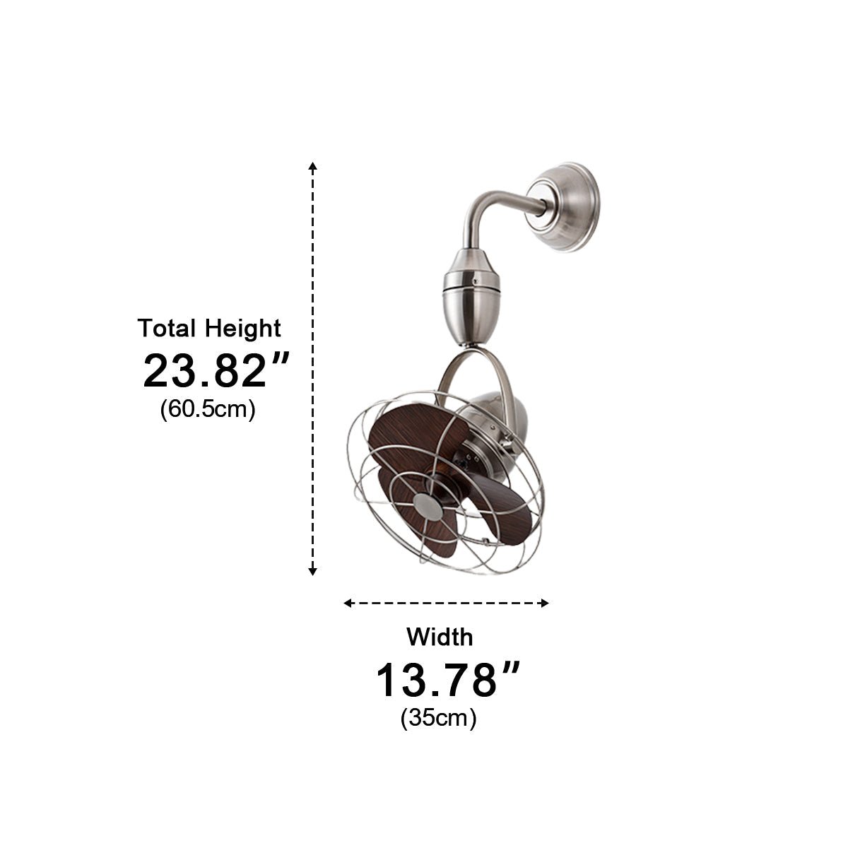 Rustic Modern Swing Rotation 6-Speed Reverse Ceiling Fan