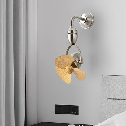 Rustic Modern Swing Rotation 6-Speed Reverse Wall Fan