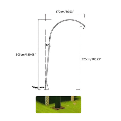 Set of 2 Luxury Waterproof Outdoor Wedding Crystal Chandeliers
