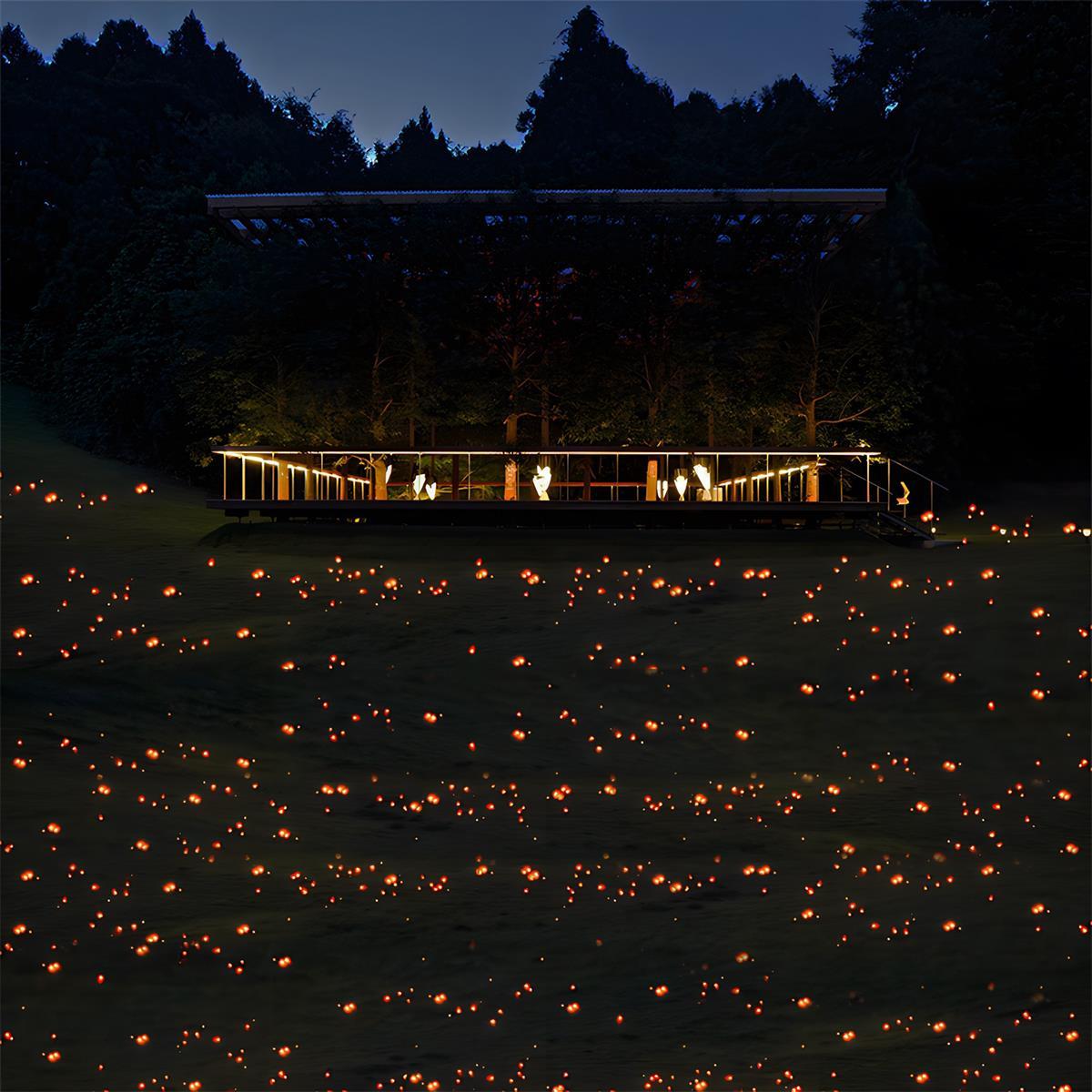 Set of 4 Low Voltage 12V Waterproof 6-LED Firefly Outdoor Lawn Lights